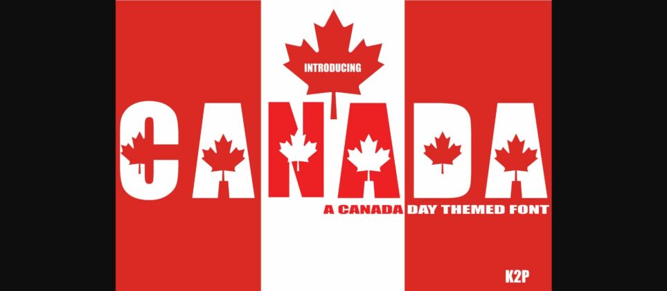 Canada Font Poster 3