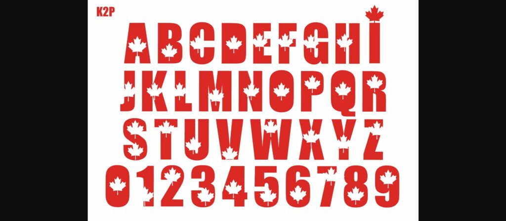 Canada Font Poster 5