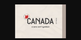 Canada Font Poster 1