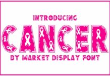 Cancer Font Poster 1