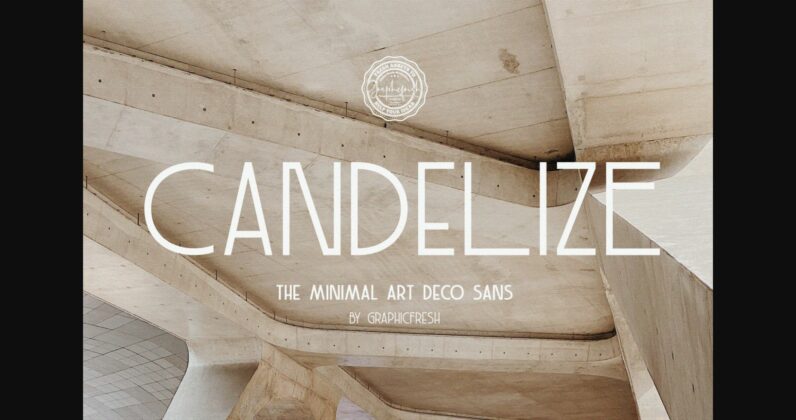 Candelize Font Poster 3