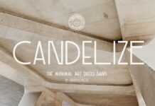 Candelize Font Poster 1