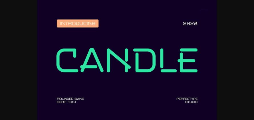 Candle Font Poster 1