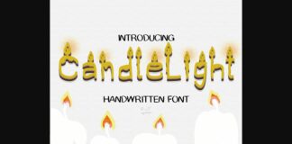 Candlelight Font Poster 1