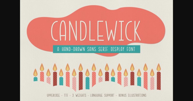Candlewick Font Poster 3