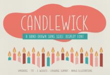 Candlewick Font Poster 1