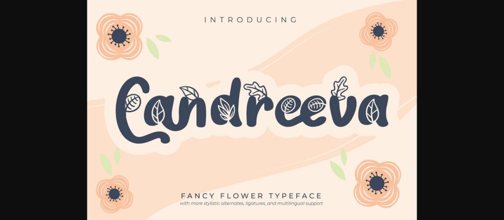 Candreeva Font Poster 3