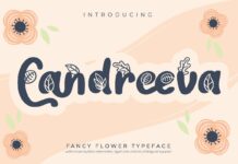 Candreeva Font Poster 1