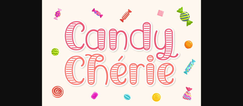Candy Chérie Font Poster 3