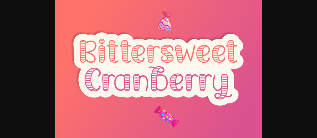 Candy Chérie Font Poster 5