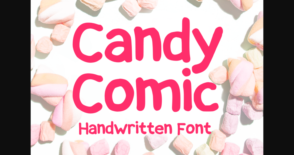 Candy Comic Font Poster 3