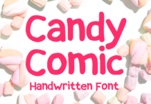 Candy Comic Font Poster 1