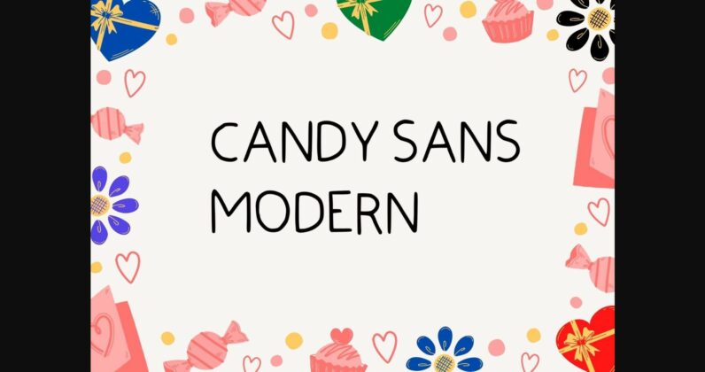 Candy Font Poster 3