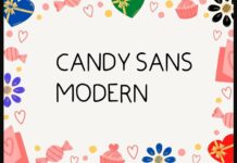 Candy Font Poster 1