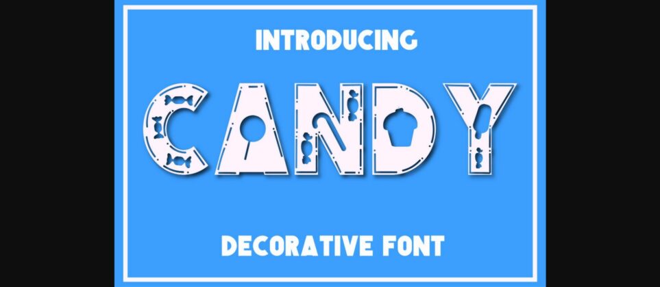 Candy Font Poster 3