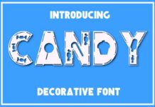 Candy Font Poster 1