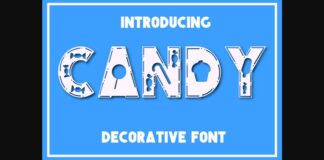 Candy Font Poster 1