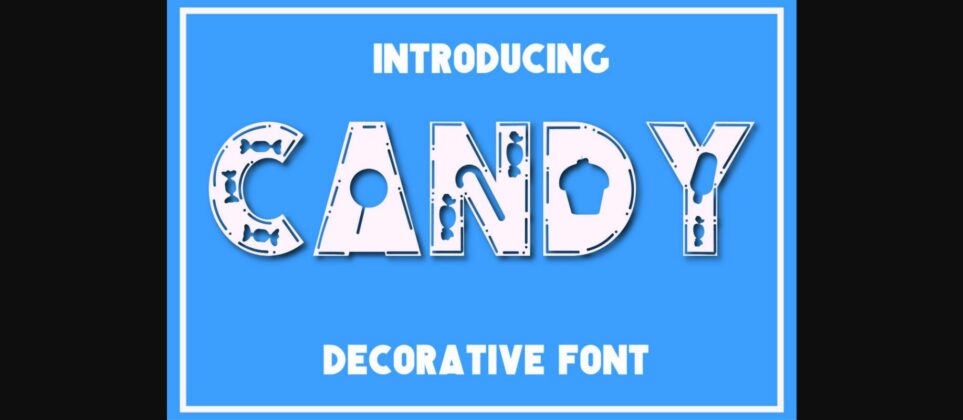 Candy Font Poster 1
