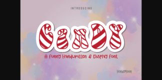 Candy Font Poster 1