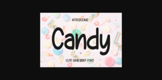 Candy Font Poster 1