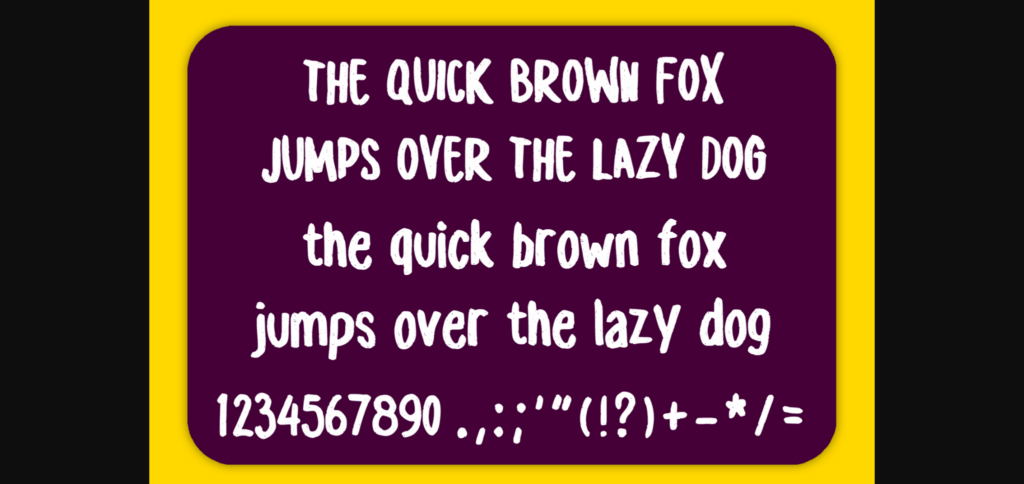 Candy Grunge Font Poster 6