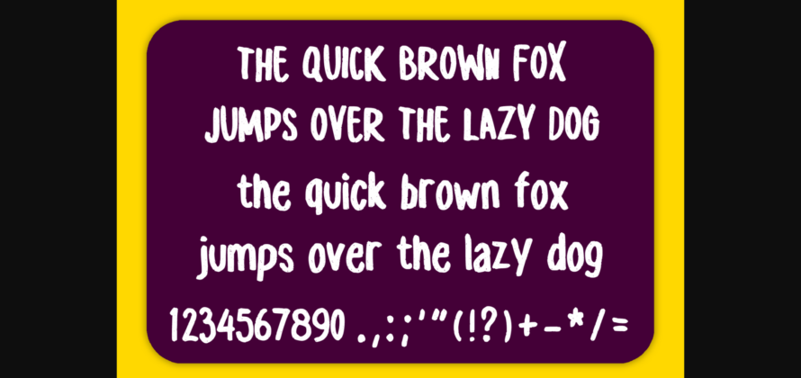 Candy Grunge Font Poster 6