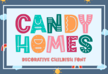 Candy Homes Font Poster 1