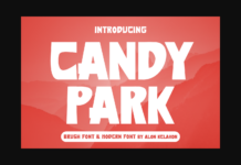 Candy Park Font Poster 1