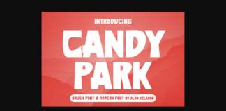 Candy Park Font Poster 1