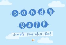 Candy Roll Font Poster 1