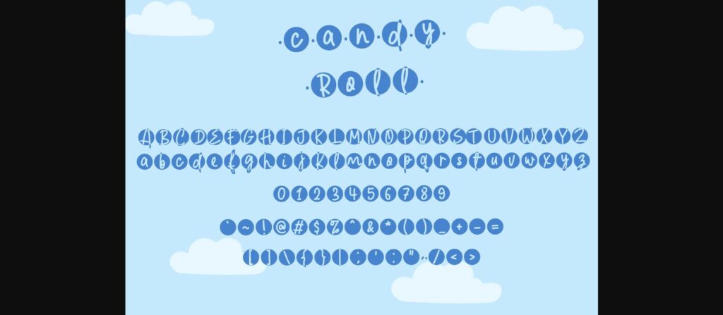 Candy Roll Font Poster 7