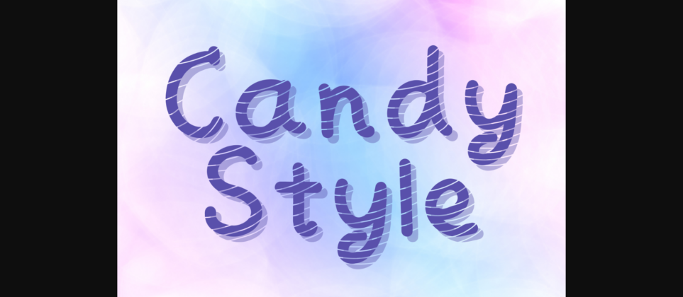 Candy Style Font Poster 3