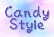 Candy Style Font Poster 1