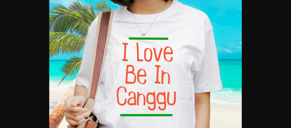 Canggu Beach Font Poster 2