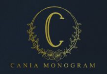 Cania Monogram Font Poster 1