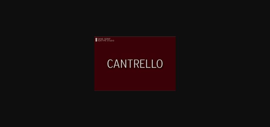 Cantrello Font Poster 3