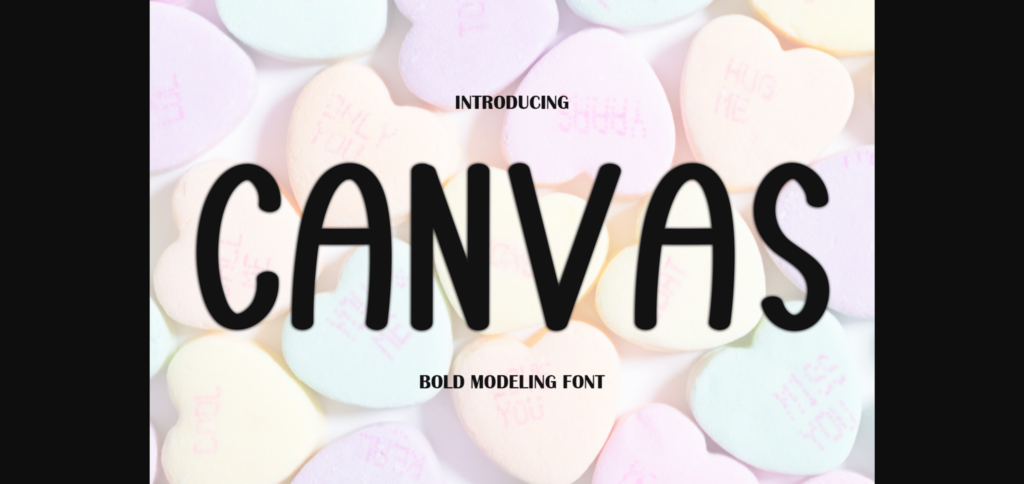 Canvas Font Poster 3