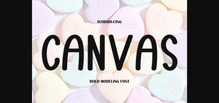 Canvas Font Poster 3