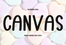 Canvas Font Poster 1