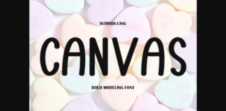 Canvas Font Poster 1