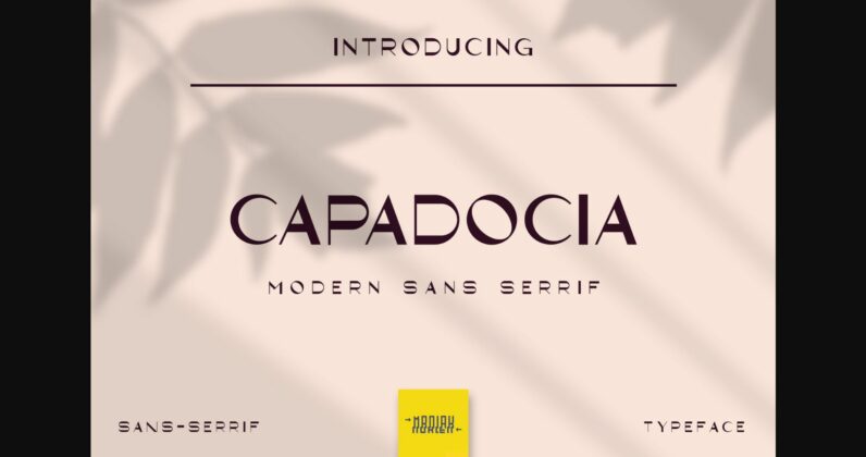 Capadocia Font Poster 3