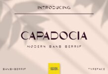 Capadocia Font Poster 1