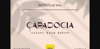 Capadocia Font Poster 1