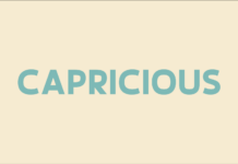 Capricious Font Poster 1