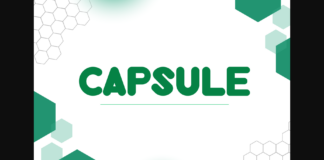 Capsule Font Poster 1