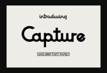 Capture Font Poster 1