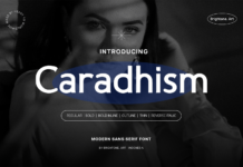 Caradhism Font Poster 1