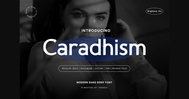 Caradhism Font Poster 1