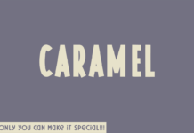 Caramel Font Poster 1