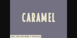 Caramel Font Poster 1